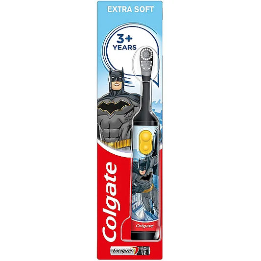 Colgate Kids Batman Gentle Battery Toothbrush, Age 3 and Up