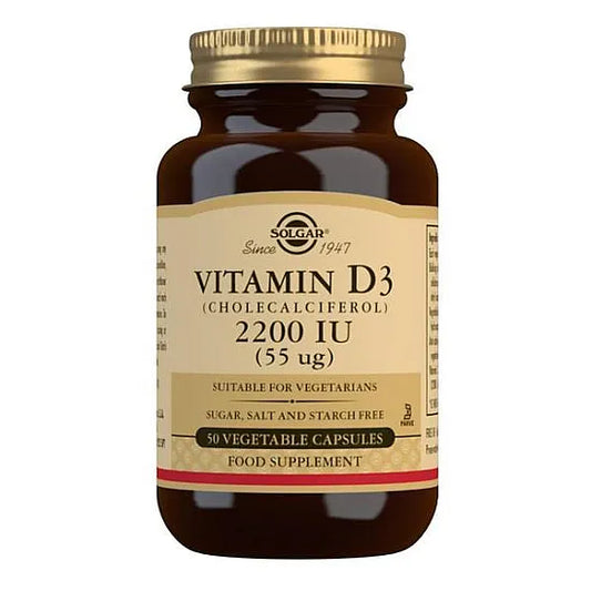 Solgar Vitamin D3 High Strength Supplement - 50 Vegetable Capsules