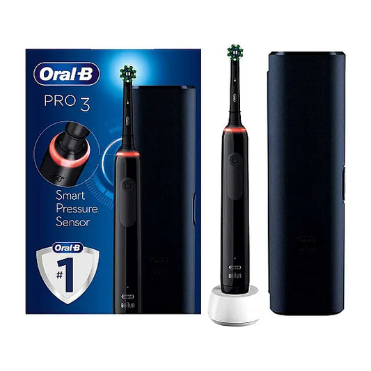 Oral-B Pro 3 3500 - Black Smart Pressure Sensor Edition Electric Toothbrush