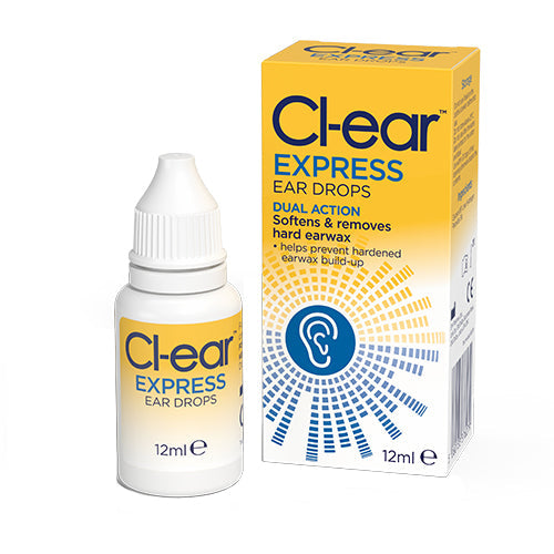 Clear Express Ear Drops - Advanced Dual Action Formula 12ml