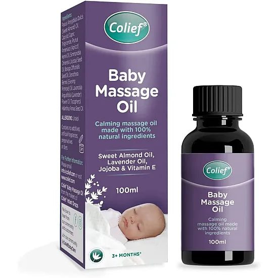 Colief Baby Massage Oil Lavender - 100ml:
Colief Lavender Baby Massage Oil (100ml)