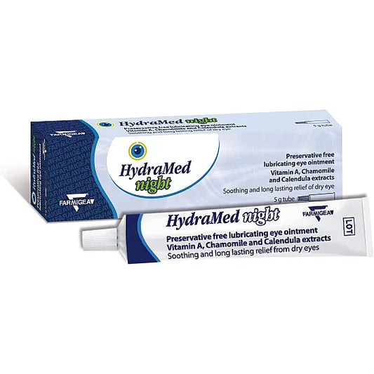 HydraMed Night Sensitive Eye Ointment - 5g: Moisturizing Night Care for Sensitive Eyes