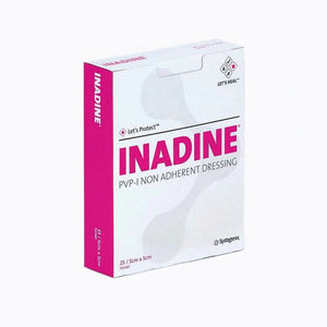 Non-Adherent Inadine Dressings 5x5cm - Pack of 25