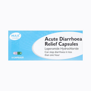 Max Solutions Anti-Diarrheal - 6 Capsules