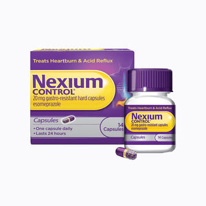 Acid Reflux Relief: Nexium Control Capsules (20mg) - Pack of 14