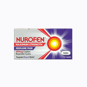 Nurofen Maximum Strength Migraine Relief Caplets - Pack of 12