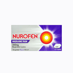 Migraine Relief Caplets by Nurofen - Pack of 12