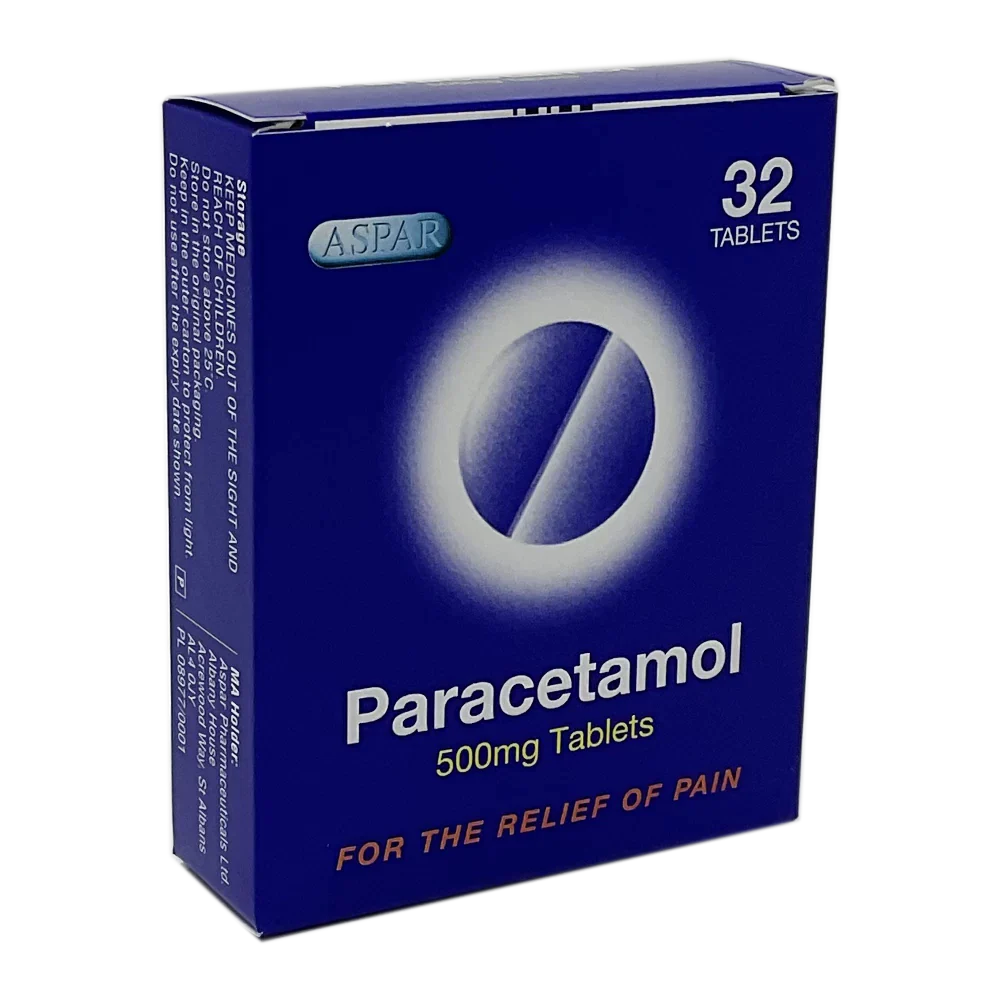 Paracetamol 500mg Pain Relief Tablets - FULL PACK