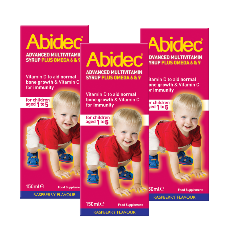 Abidec Advanced Children's Multivitamin Syrup with Omega 6 & 9 - 150ml