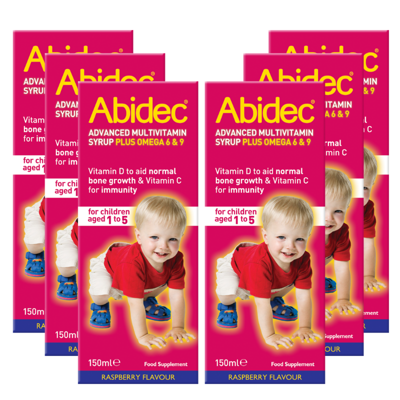 Abidec Advanced Multivitamin Syrup Plus Omega 6 & 9 - 150ml