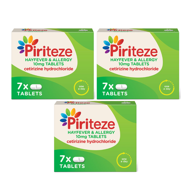 Piriteze Once Daily Allergy Relief Tablets