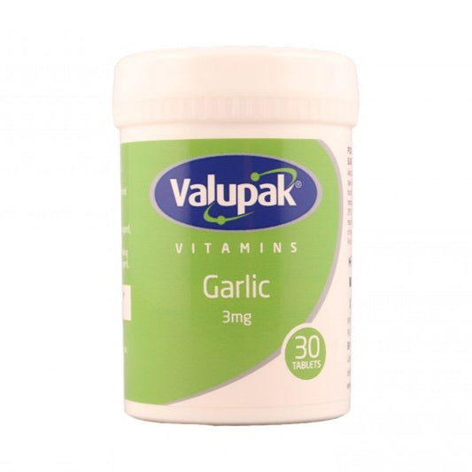 Valupak Vitamins Garlic Tablets for Heart and Immune Support