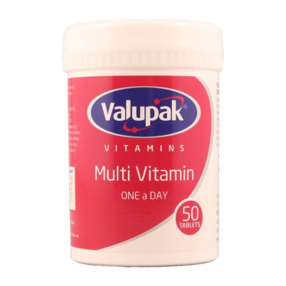 Essential Multi Vitamin Tablets - Valupak Vitamins 50's