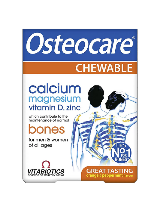 Bone Health Chewable Tablets for Strong Bones - 30 Tablets