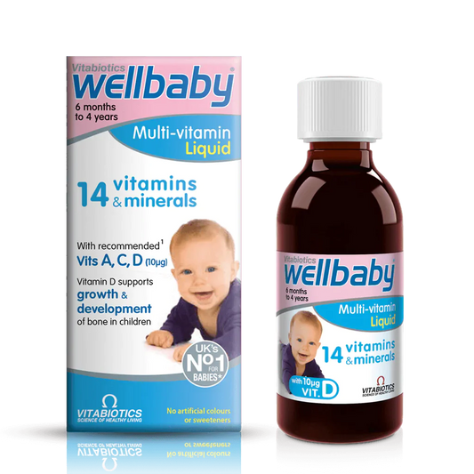 Wellbaby Multi-Vitamin Liquid for Healthy Growth and Development