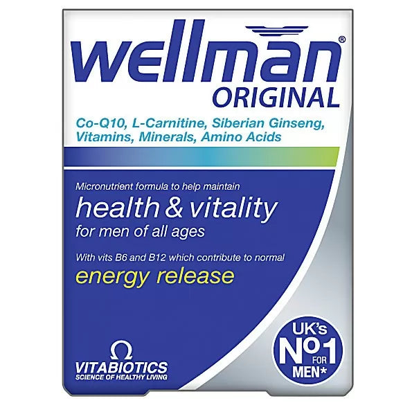 Wellman Original: Complete Men's Health Support - 30 Tablets