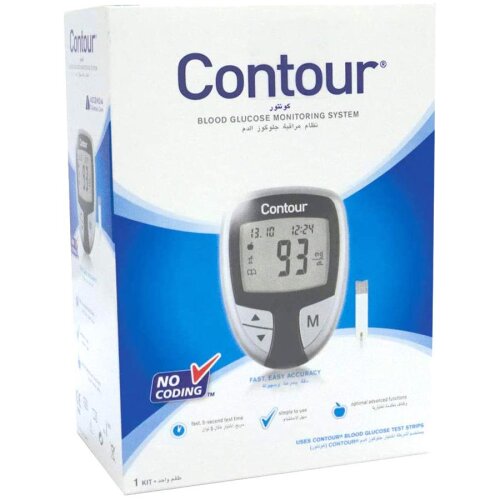 Contour Glucose Monitoring System Kit - Fast and Reliable Blood Glucose Testing