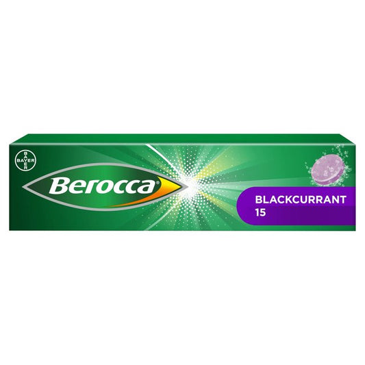 Berocca Blackcurrant Energy Boost Tablets - Pack of 15