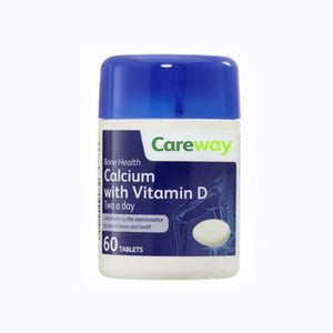 Calcium Plus Vitamin D Tablets for Bone and Teeth Health