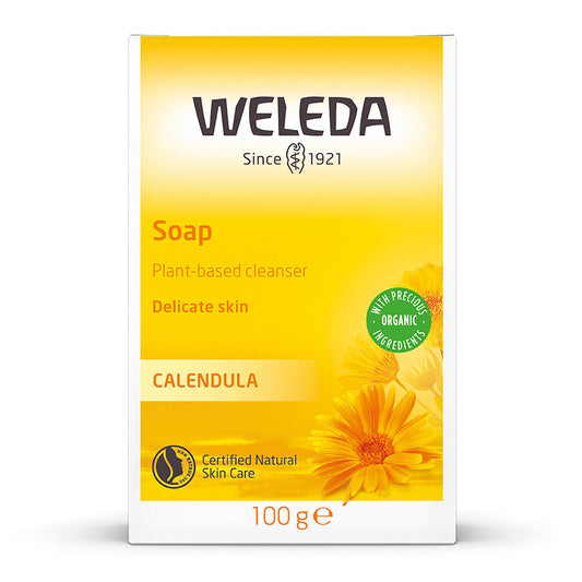 Weleda Calendula Soap enriched with natural ingredients for a soothing cleanse