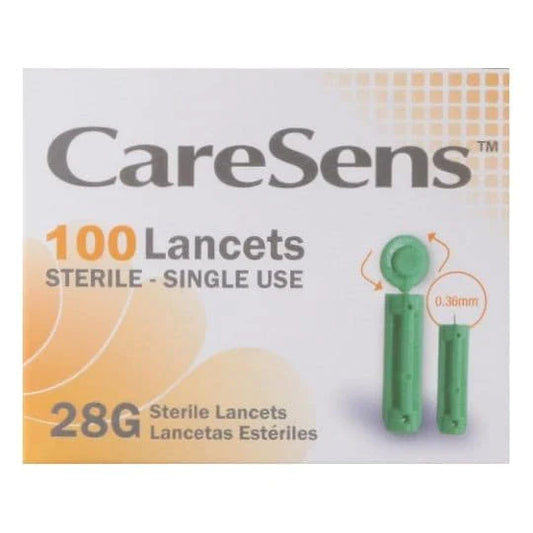 100-Pack CareSens N Lancets for Gentle Blood Sampling