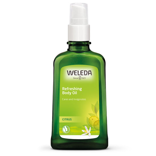 Weleda Citrus Body Oil 100ml - Invigorating Lemon and Orange Essential Oil Blend