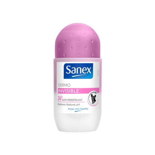 Sanex Dermo Invisible 24-Hour Underarm Protection Roll-On - 50ml