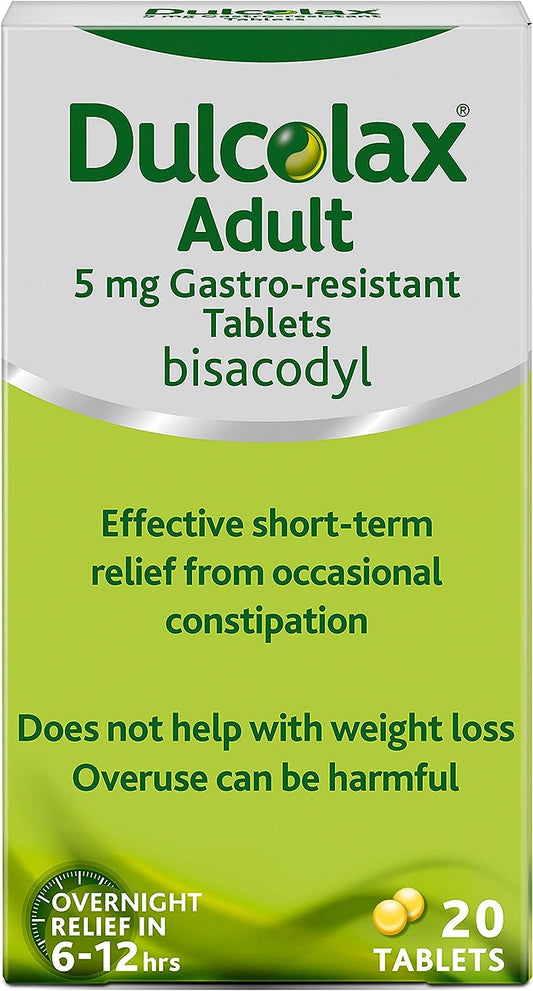 Overnight Relief Tablets for Occasional Constipation 5mg 60 Pack