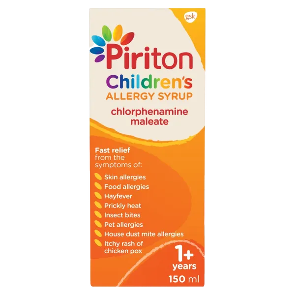 Piriton Allergy Relief Syrup – 150ml