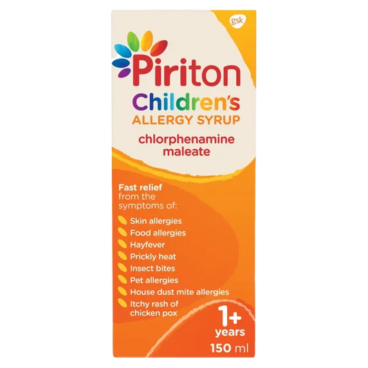 Piriton Allergy Relief Syrup – 150ml