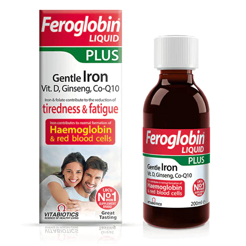 Feroglobin Plus Liquid Iron by Vitabiotics - 200ml