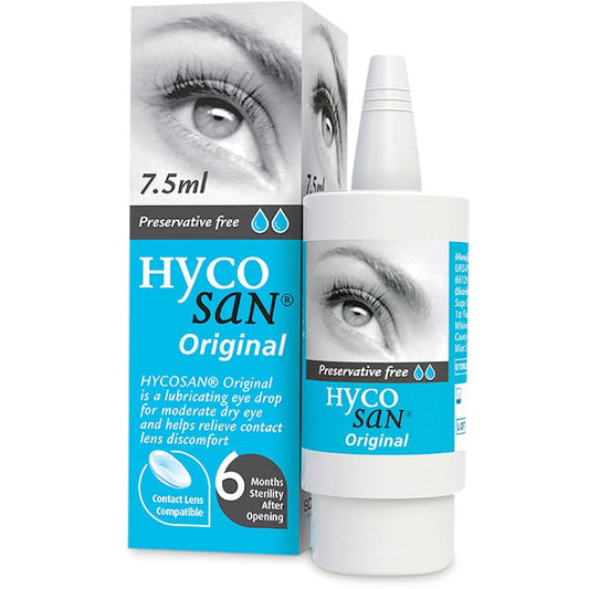 Hycosan Original Preservative Free Eye Drops for Dry Eyes