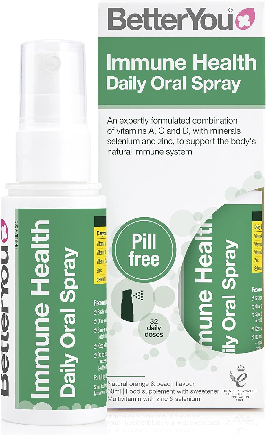 BetterYou Immunity Daily Oral Spray - 50ml