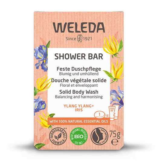 Ylang Ylang & Iris 75g Shower Bar by Weleda