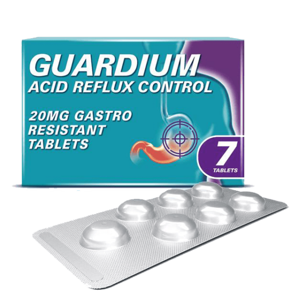 Guardium 20mg Acid Reflux Control - 7 Tablets