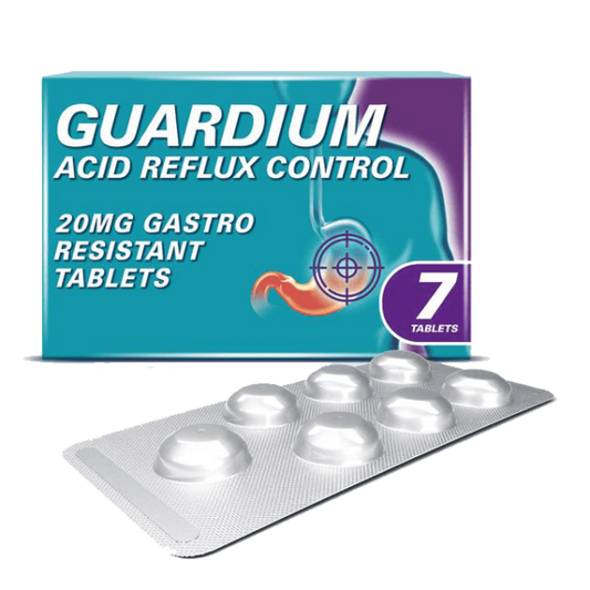 Guardium 20mg Acid Reflux Control - 7 Tablets