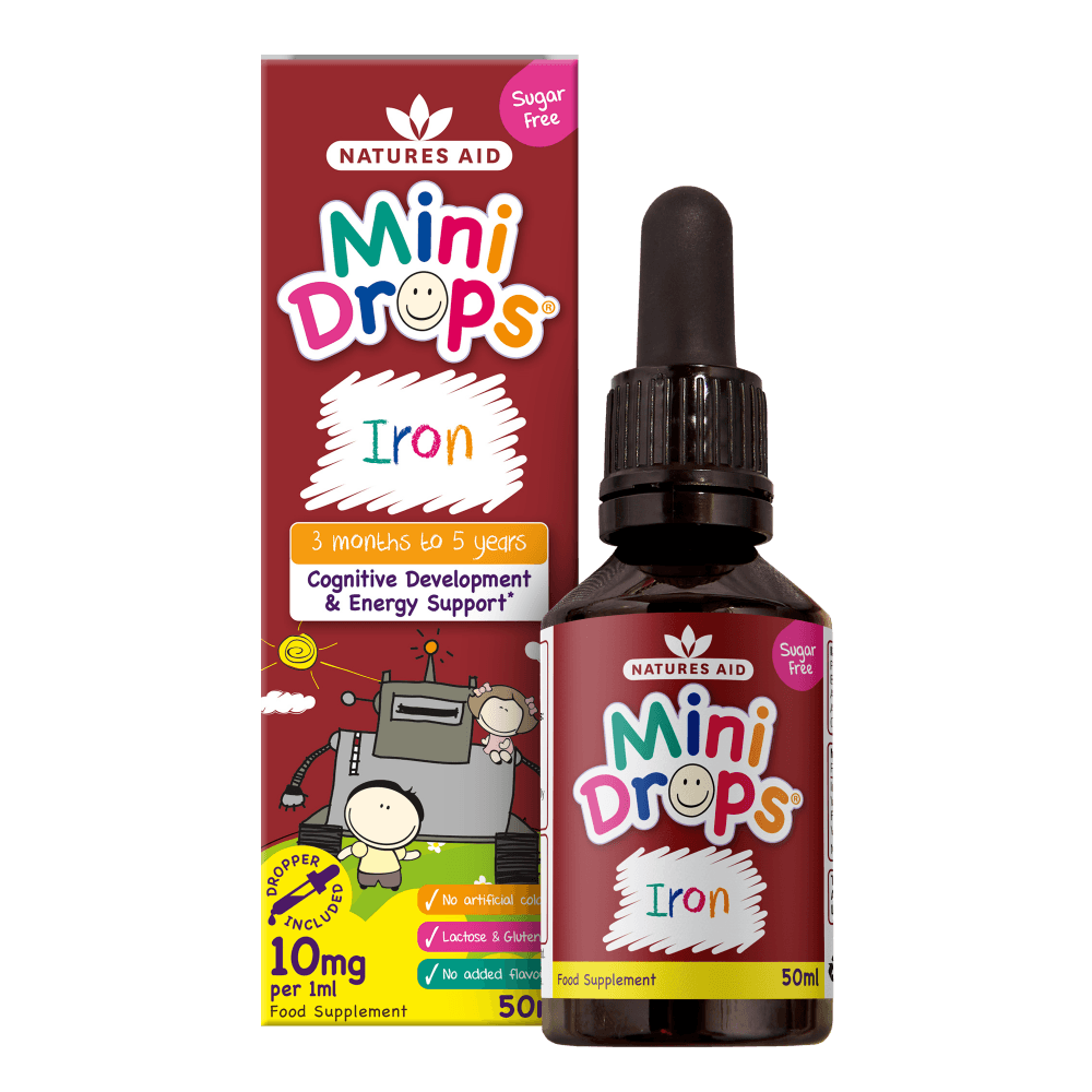 Natures Aid Mini Drops Iron