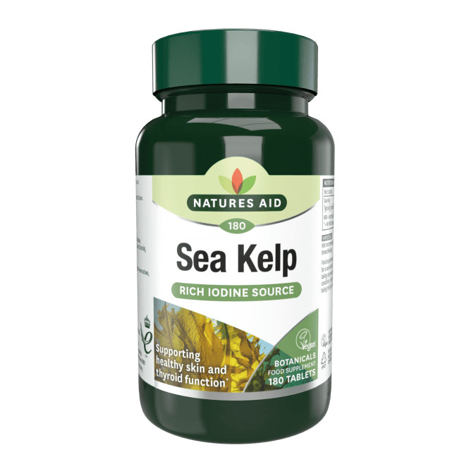 Sea Kelp Tablets for Thyroid Health and Energy Boost