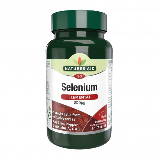 Natures Aid Selenium 200mcg Tablets - Enhance Your Immune Health