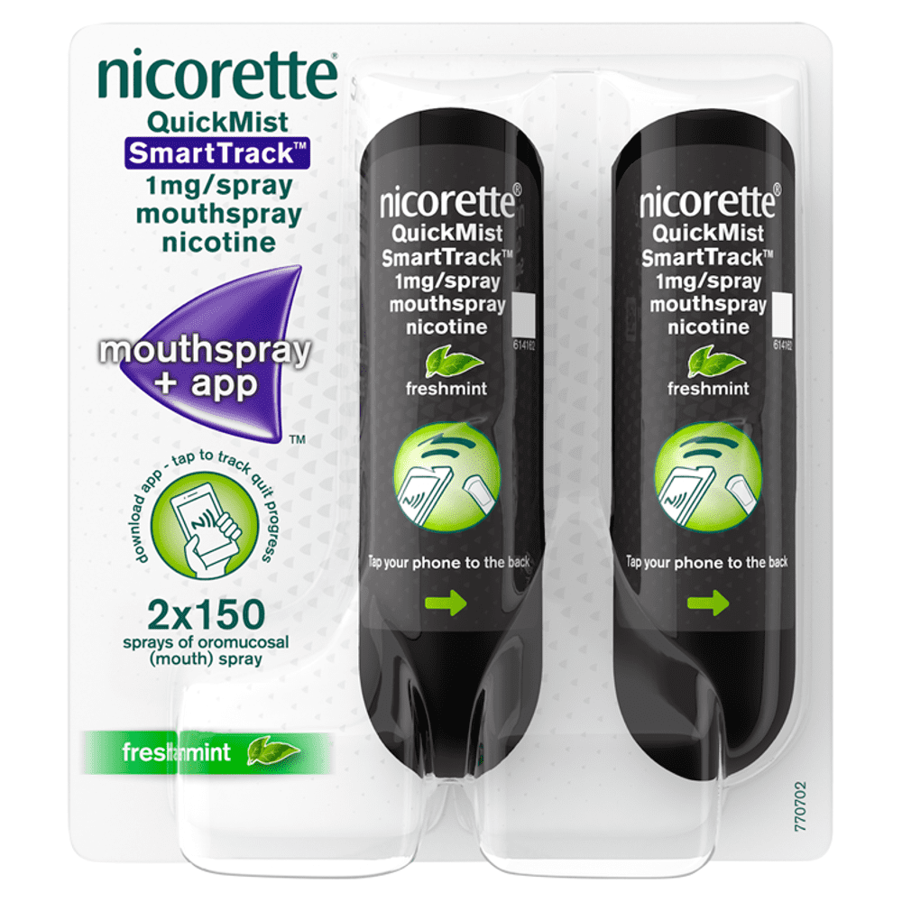 Nicorette QuickMist SmartTrack Freshmint Duo - Enhancing Your Quitting Journey