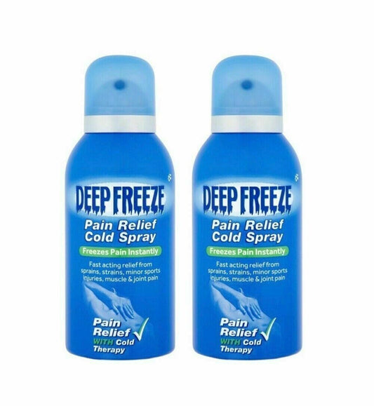 Pain Relief Cold Spray Pack of 2 - Deep Freeze 150ml