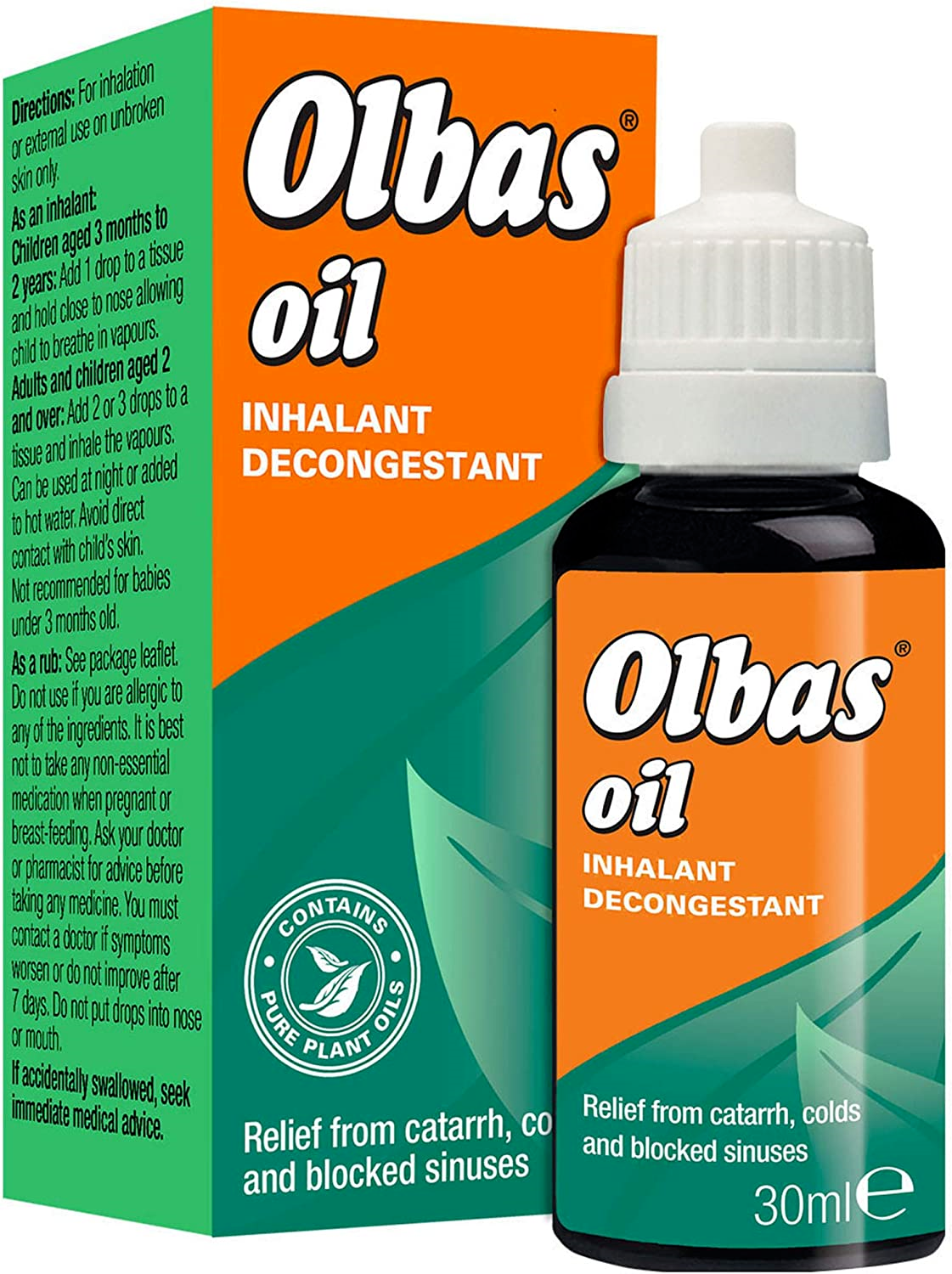 Olbas Oil 30ml - Inhalant Decongestant Oil - Relief from Catarrh, Colds

Potent Relief Oil for Catarrh and Colds