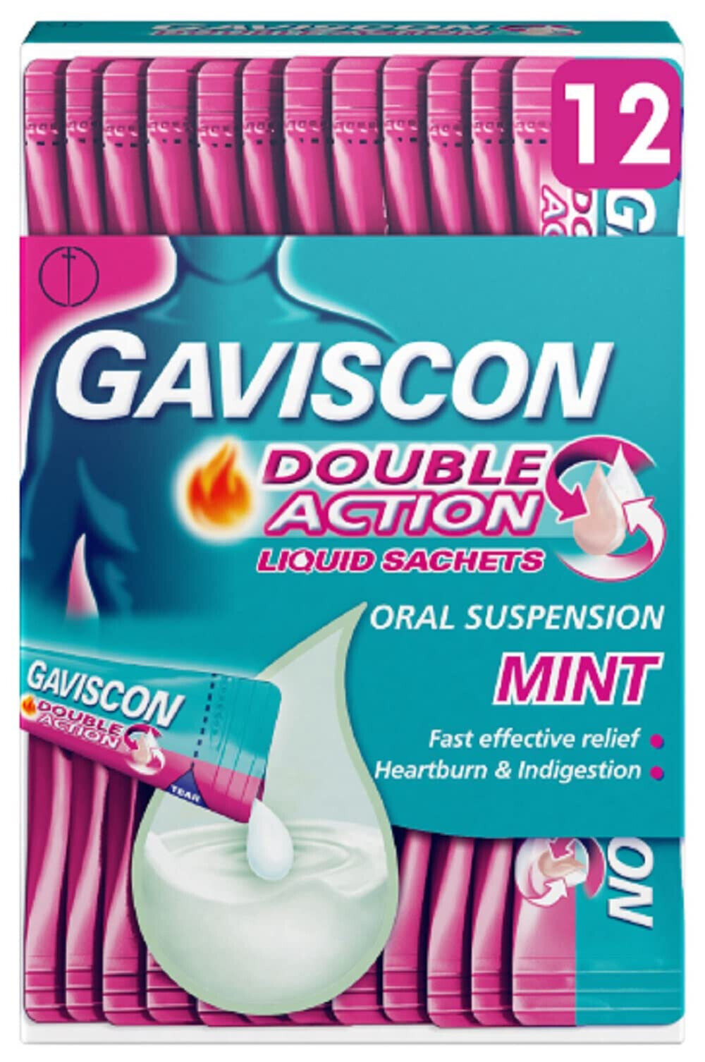 Gaviscon Dual-Action Liquid Relief Sachets