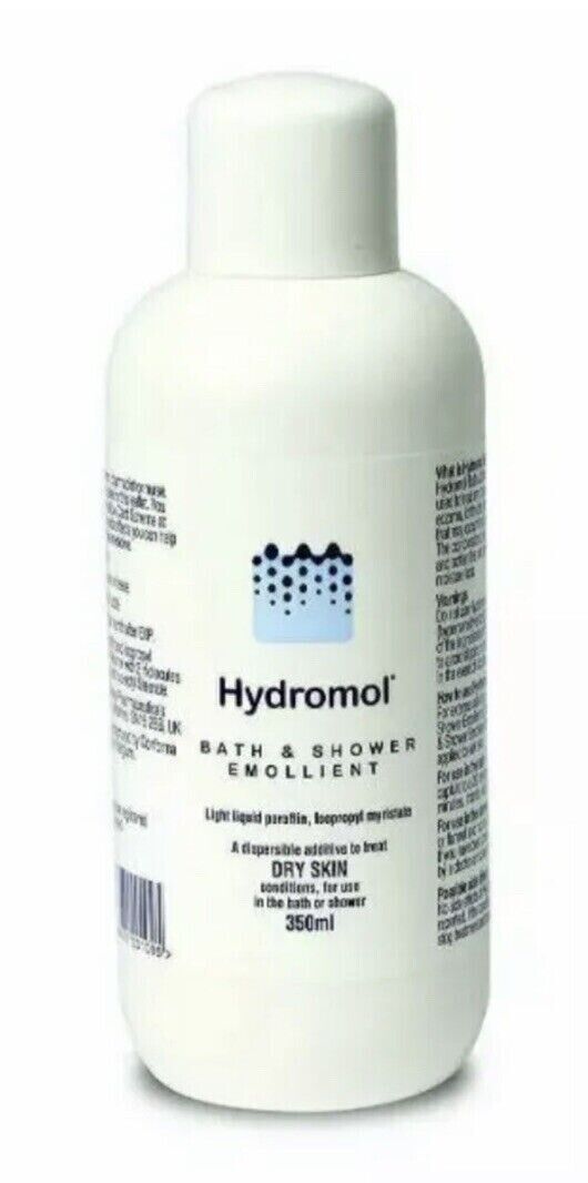 Hydromol Bath & Shower Emollient 350ml - Gentle Hydration for Dry Skin.