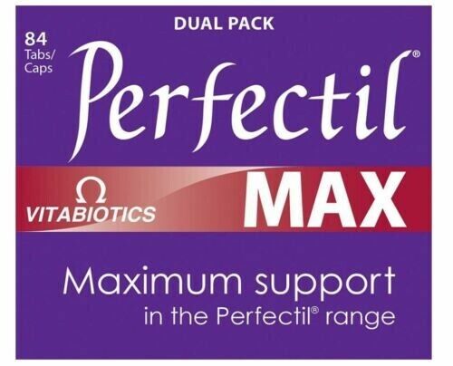 Perfectil Max 84 Tablets for Optimal Skin, Hair, and Nail Health