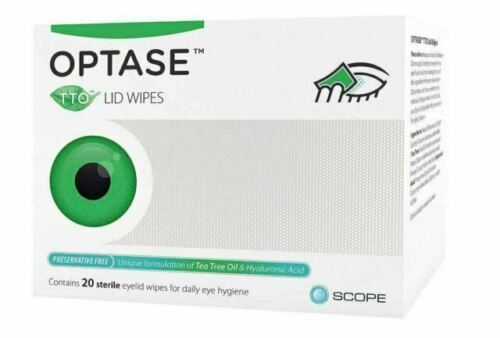 Optase Tto (Tea Tree Oil) Eyelid Cleansing Wipes: Natural Relief for Blepharitis