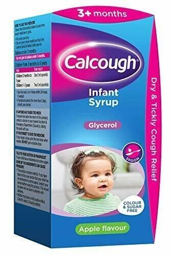 Calcough Children's Apple Flavored Soothing Cough Syrup 125ml