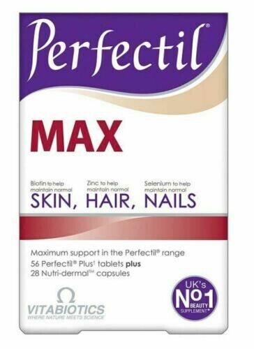 Perfectil Max 84 Tablets for Optimal Skin, Hair, and Nail Health