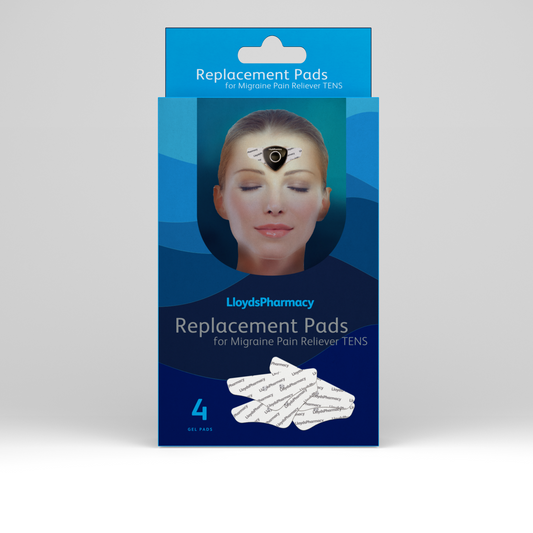 LLP Migraine Pai Reliever TENS 4 Gel Pads