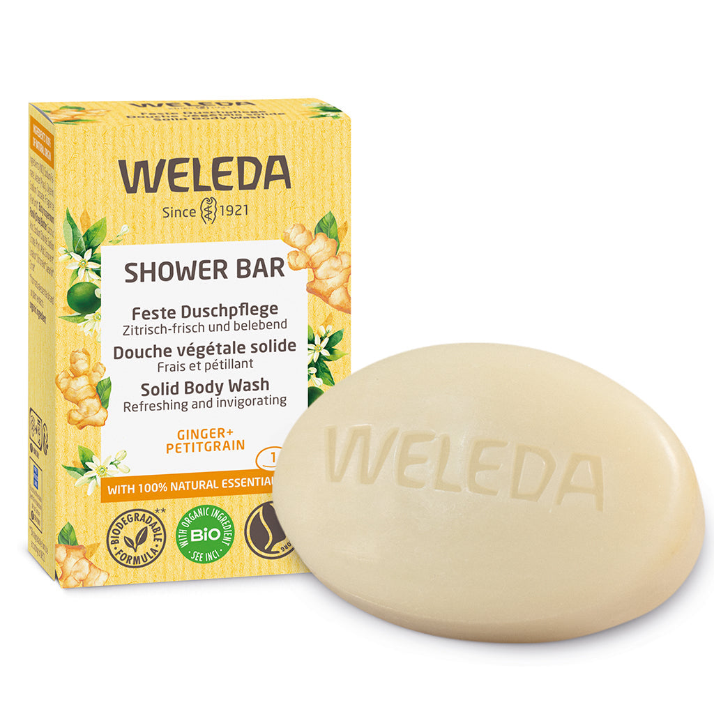 Weleda Ginger & Petitgrain Shower Bar 75g